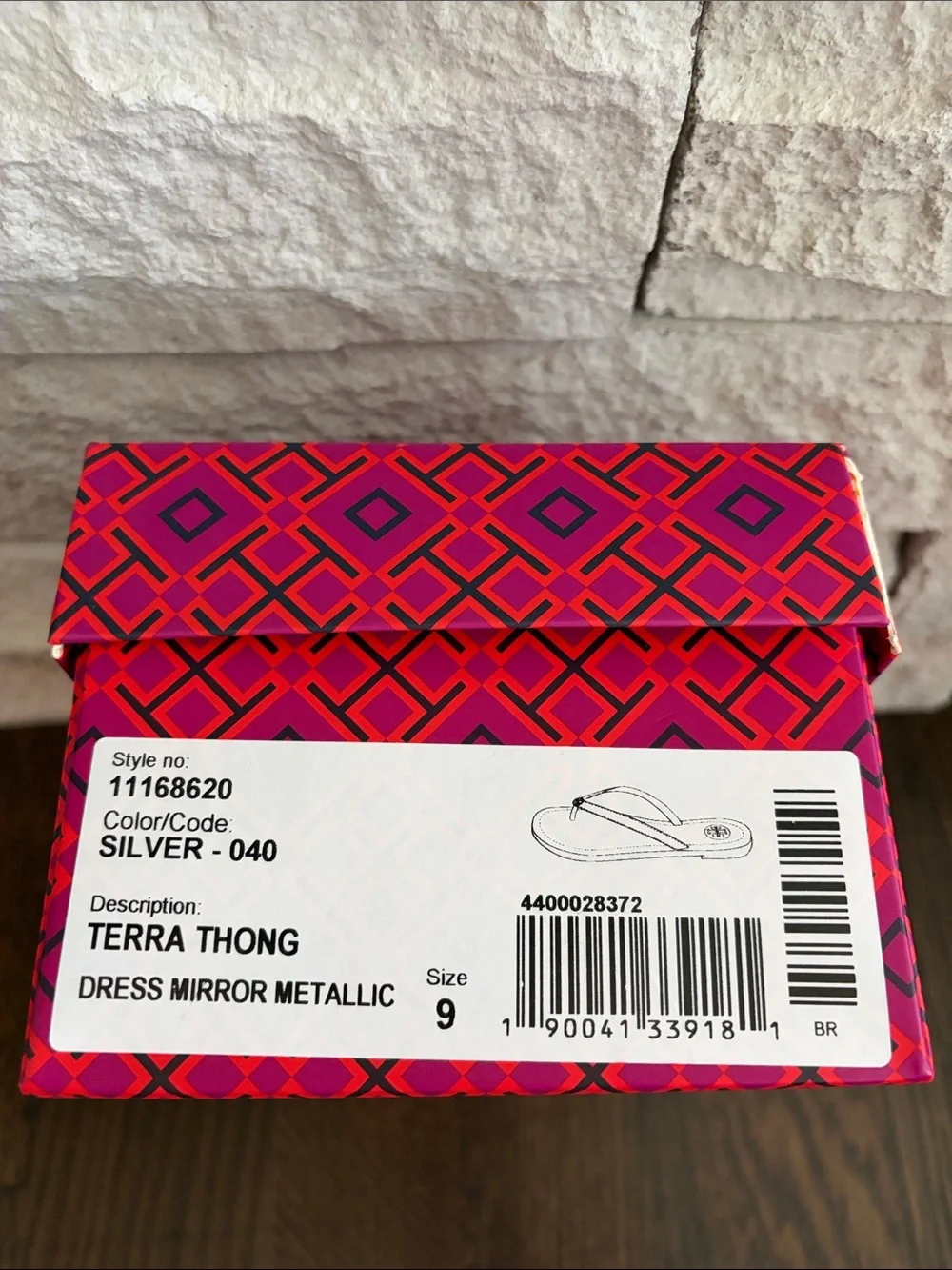 Tory Burch Terra Thong - Silver
